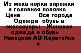 Из меха норки варежки и головная повязка › Цена ­ 550 - Все города Одежда, обувь и аксессуары » Женская одежда и обувь   . Ненецкий АО,Каратайка п.